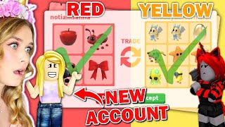 24 Hour Color Trading Challenge In Adopt Me Roblox [upl. by Telimay]