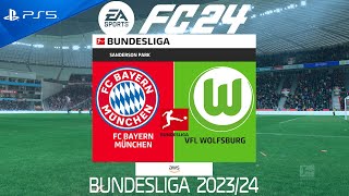 FC 24 Bayern Munich vs Wolfsburg  Bundesliga 2024  PS5 [upl. by Ag]