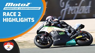 Highlights  Race 2  Albacete 2018  Moto2 European Championship  FIM CEV Repsol [upl. by Nymrak732]