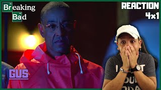 😨 GUS IS ONE SCARY MF 😨  Breaking Bad 4x1  Box Cutter  Reaction [upl. by Jessika]