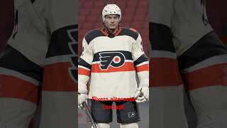 NHL 24 Flyers alternate conceptnhlnhl24youtubeshortsnewsubartconceptjerseyflyers trending [upl. by Anahsohs76]