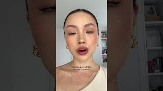 my favorite is the lip liner  lip balm look 👀 lipstick makeuptutorial [upl. by Rubenstein]