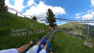 Nocky Flitzer Turrach Alpine Coaster 360° VR POV Onride [upl. by Ahsiena]