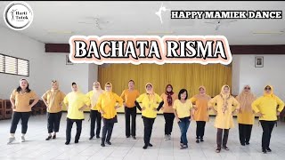 BACHATA RISMA Line Dance  Choreo by Risma Yulana INA  Demo by HMD Cilacap [upl. by Yevreh]