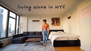 My 5000month studio apartment tour in NYC prosconsadvice [upl. by Ardnuhsed681]