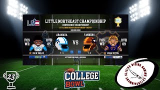 College Bowl Dynasty  Our 1st Conference Championship Game [upl. by Zelma]