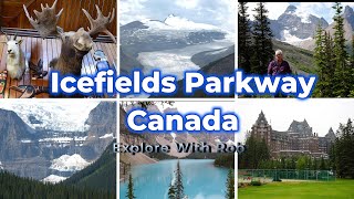 Best Drive in Canada Icefields Parkway Jasper to Banff [upl. by Yroffej]