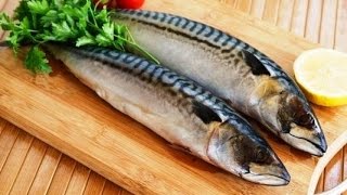 как приготовить скумбрию свежемороженую в фольге в духовке рецепт вкусных рыбных блюд [upl. by Htilil]