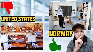 Californian Reacts  How Norways Prisons Are Different From Americas  Treat them like HUMANS [upl. by Sremmus]