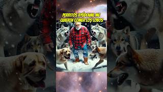 Perros vs Lobos mismascotas shortsviral perros paramascotas mascotas lobo babypet [upl. by Alaric]