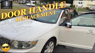 LINCOLN MKZ DOOR HANDLE REPLACEMENT  How to Replace Broken Front Door Handle on a MKZ or Fusion [upl. by Suzetta]