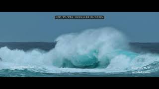 Big Waves shot with ACHTEL 9x7 Digital Cinema Camera at 384 fps [upl. by Gilliette]