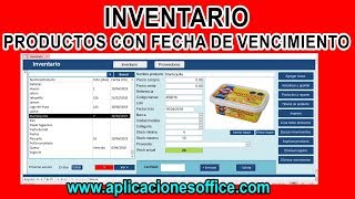 Inventario productos con fecha de vencimiento A4 [upl. by Brittany]