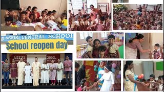 ASSISI CENTRAL SCHOOL REOPENING DAY FOR PRE PRIMARY [upl. by Shanta]