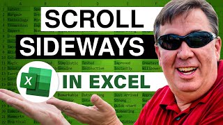 Excel New Feature Scroll Sideways Using Wheel Mouse  Episode 2402 [upl. by Baudelaire]