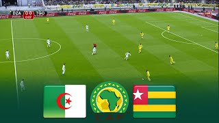 LIVE 🔴 ALGERIA vs TOGO  Africa Cup of Nations 2025 Qualifiers AFCON  FL 2025 Gameplay [upl. by Oal]