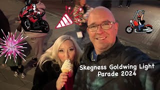 Skegness Goldwing Light Parade 2024 [upl. by Tyre]