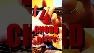 4 CHORD DITTY Using Easy Two Finger Movements Capo 3rd  basicchords guitarchordprogression [upl. by Scrogan]