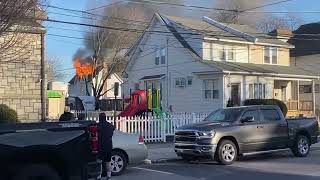 East Lansdowne PA standoff shooting and fire [upl. by Noryk873]