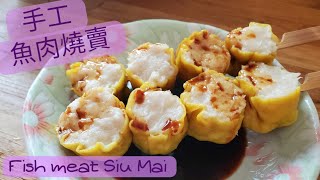 【英該Dim做】魚肉燒賣  Siu Mai  手工魚肉燒賣  彈牙煙煙靭靭  Fish meat siu mai  街頭燒賣  手工燒賣  燒賣  大地魚粉 [upl. by Nauht]