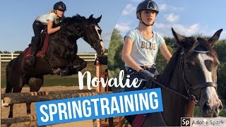 ERSTES Springtraining mit NEUEM PFERD Novalie 🤩🚀  FMA am Stall mit viel Spaß🤪 [upl. by Ruhtua]