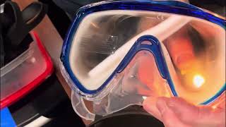 How to defog Burn amp toothpaste a new scuba mask [upl. by Karp]