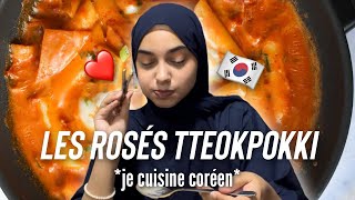 Les meilleurs tteokbokki🇰🇷 RecetteKorean market vlog [upl. by Yecad]