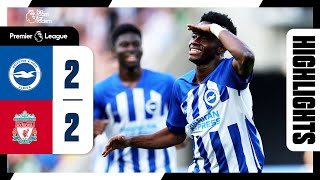 PL Highlights Brighton 2 Liverpool 2 [upl. by Baten]