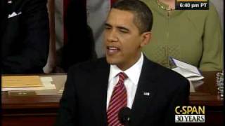 CSPAN President Obama Address to Congress [upl. by Ley]