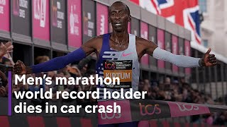 Kelvin Kiptum Men’s marathon world record holder dies in car crash [upl. by Tychonn550]