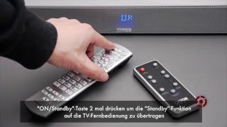 Canton Soundbar auch ohne HDMI Anschluss mit TV Fernbedienung bedienen [upl. by Ilyah]