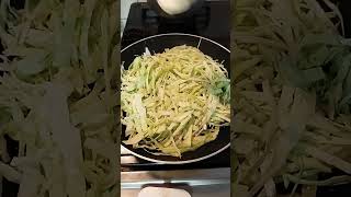 Cabbage with Eggs my Breakfastcooking [upl. by Eikcir883]