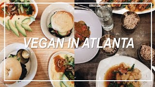 A Vegan Glance  5 Vegan Restaurants in Atlanta [upl. by Arretak]