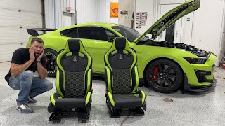 HULK gets new SEATS 2020 GT500 Katzkin covers [upl. by Recneps]