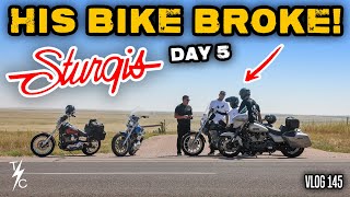 His Bike Broke Will We Make It To Sturgis 2024 Day 5  Vlog 145 [upl. by Cadman]