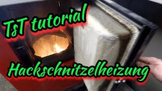 👨‍🌾Agrarwirtschaft in den Bergen 🏔 Hackschnitzel Heizung 🔥 warten TUTORIAL [upl. by Ninos867]