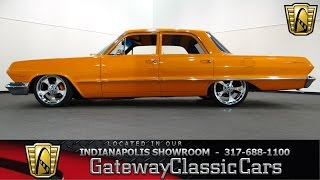 1963 Chevrolet Bel Air  Gateway Classic Cars Indianapolis  482NDY [upl. by Otrebile]