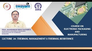 Lecture 24 Thermal Management 3 Thermal Resistance [upl. by Arhna]