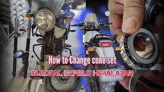 How to change cone set in Royal Enfield Himalayan [upl. by Mohl]