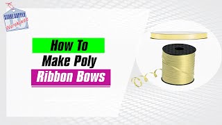 How To Make Ribbon Bows [upl. by Annelg]