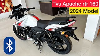 New Tvs Apache RTR 160 2v 2024 Model Review  Price amp Feature  tvs apache rtr 160 2v 2024 [upl. by Assehc]