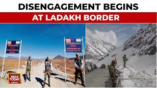 Ladakh Border News IndiaChina Begin Disengagement At Eastern Ladakh  India Today [upl. by Knowle]