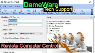 Using DameWare in Tech Support [upl. by Lleddaw]