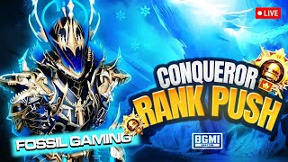 NEW SEASON IS HERE😍  RANK PUSH TO CONQUEROR BEGINS  BGMI LIVE FOSSIL GAMING [upl. by Nims]