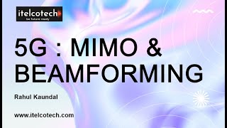 5G  MIMO amp Beamforming basics explained with live demo [upl. by Sylera]