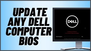 How to Update Any Dell Computer BIOS [upl. by Shedd]