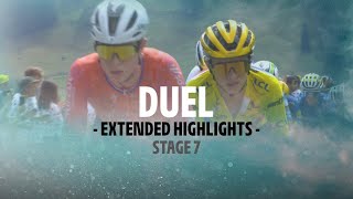 Extended Highlights  Stage 7  Tour de France Femmes avec Zwift 2024 [upl. by Elocen]