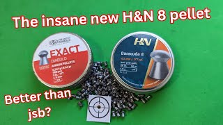 Accuracy testing the new HampN baracuda 8 air rifle pellets [upl. by Cassiani]