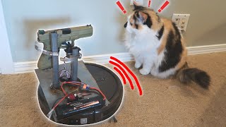 I Made A Roomba That Shoots Anything It Bumps Into [upl. by Philemon]