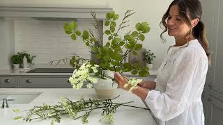 How to arrange Summer Foliage Arrangement [upl. by Eiduam691]